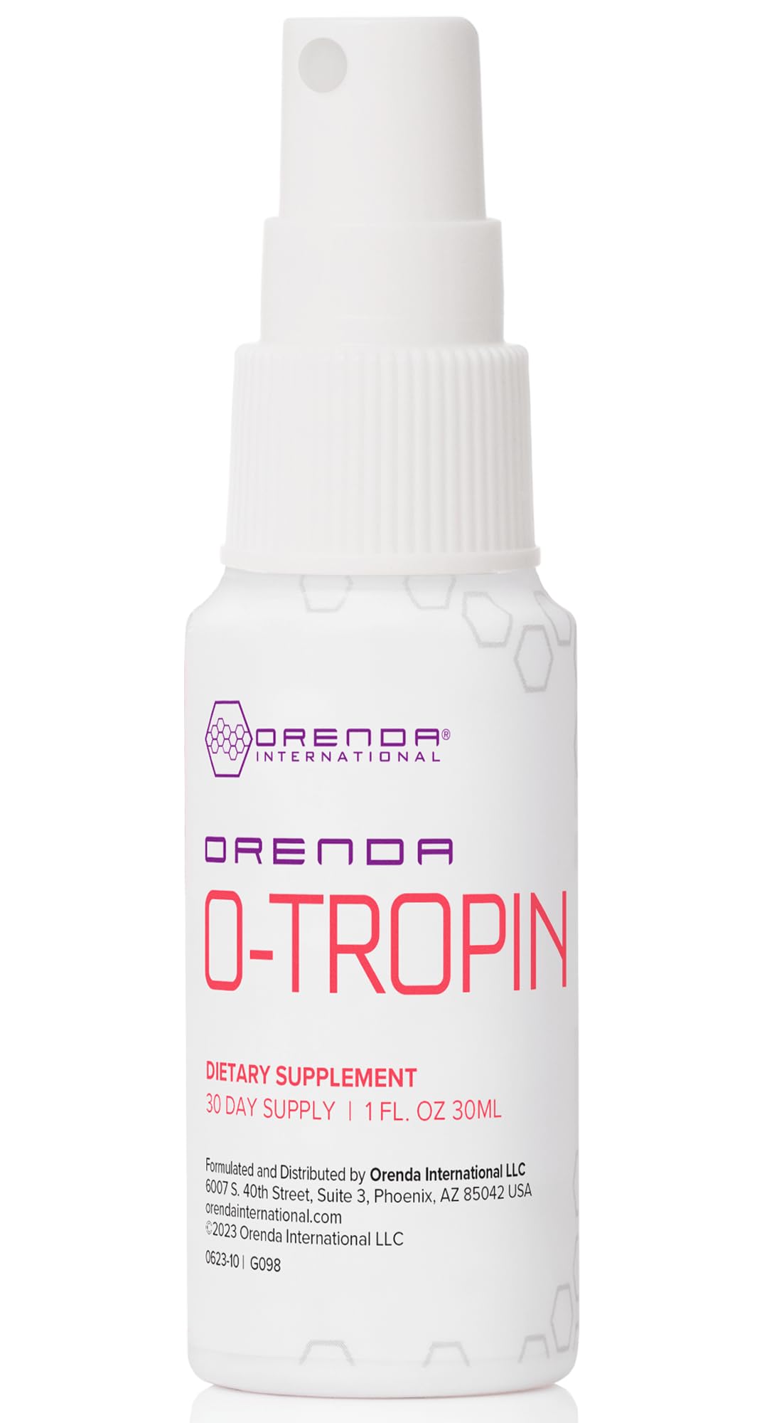 Orenda O-Tropin® Liposomal Spray 1 fl oz front view