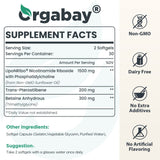Orgabay Liposomal Nicotinamide Riboside 1500mg softgel side view