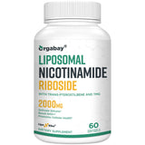 Orgabay Nicotinamide Riboside 1500mg softgel bottle front view