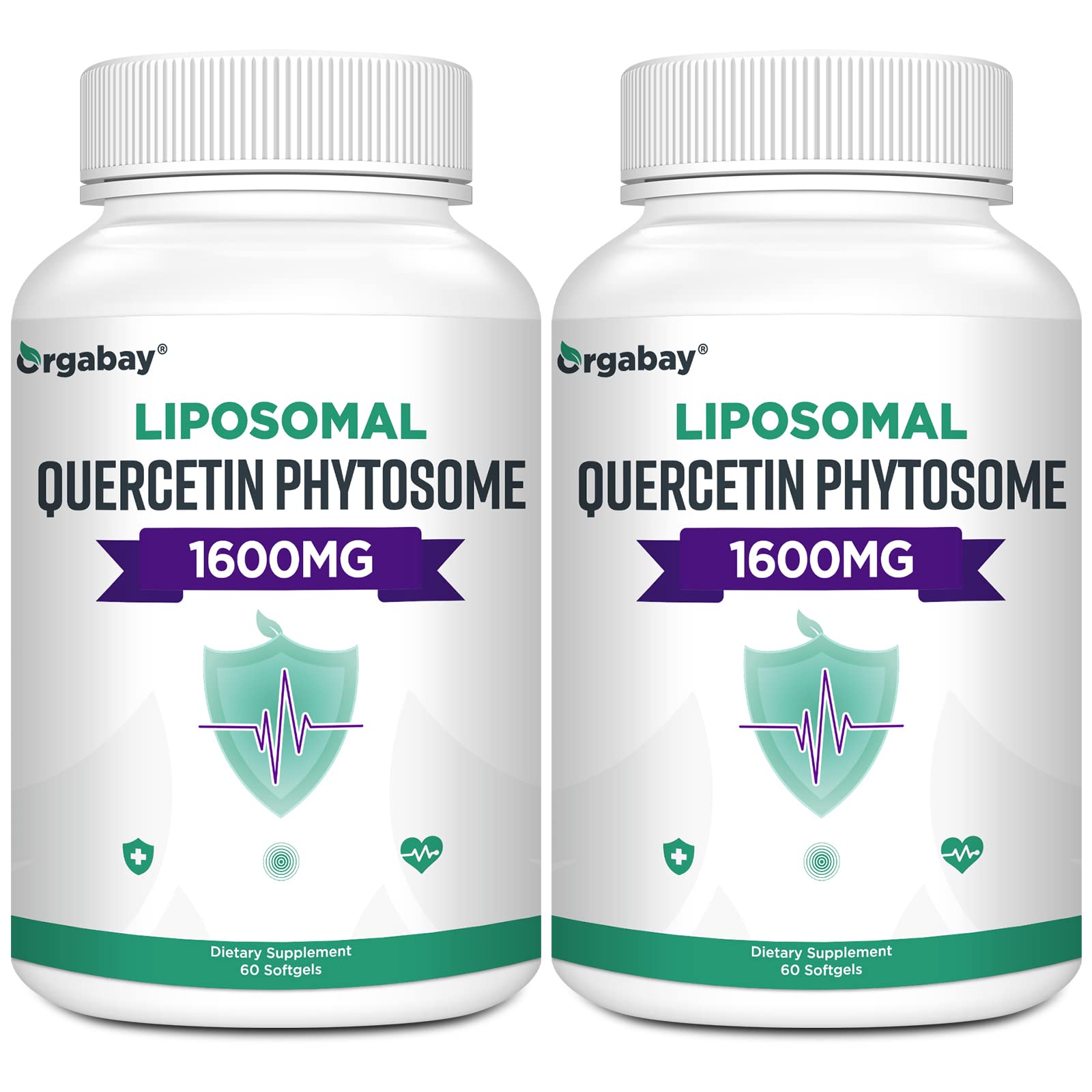 Orgabay Quercetin with Bromelain 1600mg soft gel ingredients list