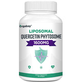 Orgabay Quercetin with Bromelain 1600mg soft gels side view