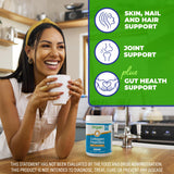 Orgain Collagen Peptides Powder with Pre & Probiotics 454g packaging
