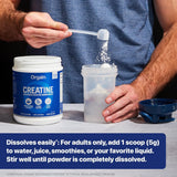 Orgain Creatine Monohydrate lifestyle scene with shaker