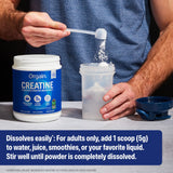 Orgain Creatine Monohydrate Powder mixed in a smoothie