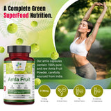 Organic Aura International Amla Vitamin C Capsules bottle with label