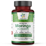 Organic Aura International Moringa Capsules 100g front view