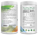 Organic Aura Moringa Powder 540g back view packaging