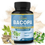 Organic Cadane Bacopa Supplement Capsules bottle front view