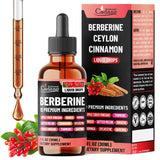 Organic Cadane Berberine Liquid Drops 18g bottle front view
