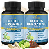 Organic Cadane Citrus Bergamot Supplement bottle front view