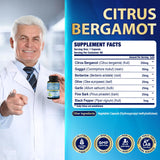 Organic Cadane Citrus Bergamot Supplement bottle side view