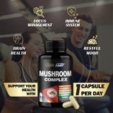 Organic Cadane Mushroom Supplement ingredients list