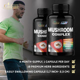 Organic Cadane Mushroom Supplement packaging details