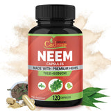 Organic Cadane Neem Capsules 120 count bottle front view