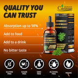 Organic Cadane Wormwood Liquid Drops nutritional information