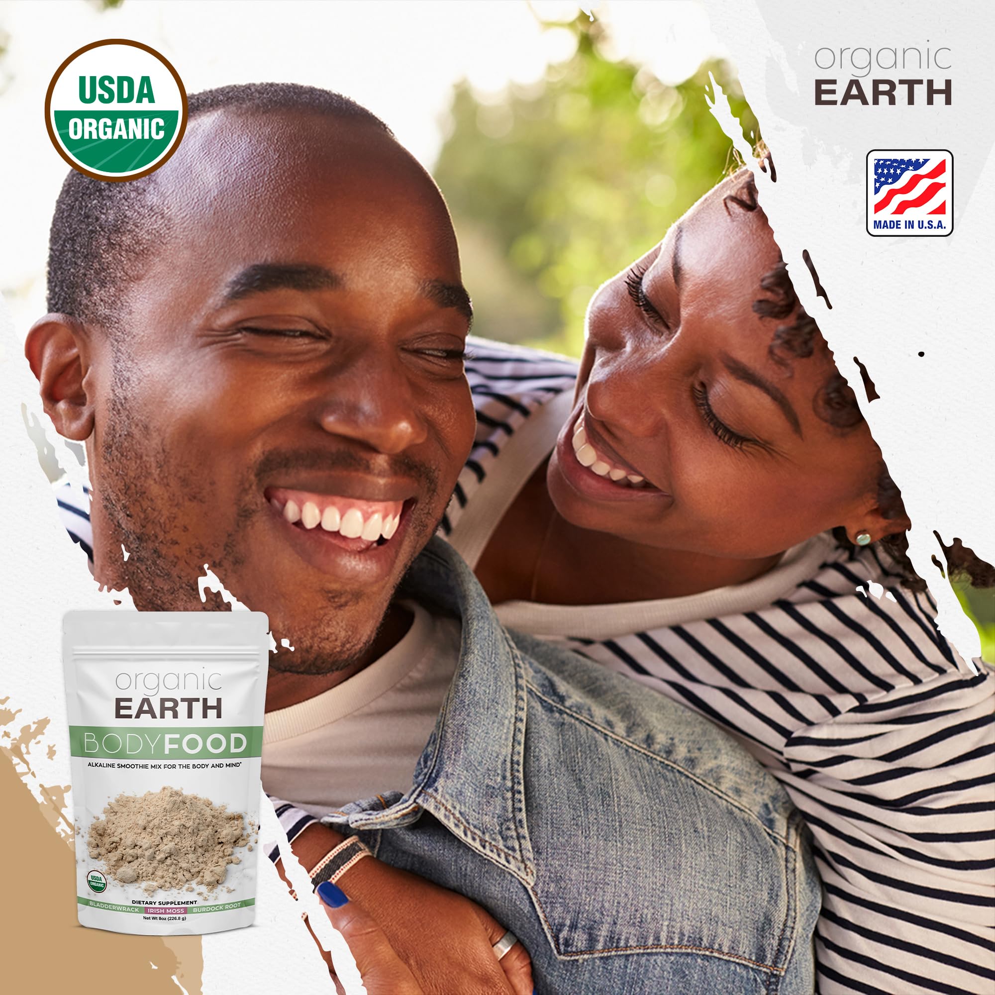 Organic Earth Irish Sea Moss Powder 227g packaging details