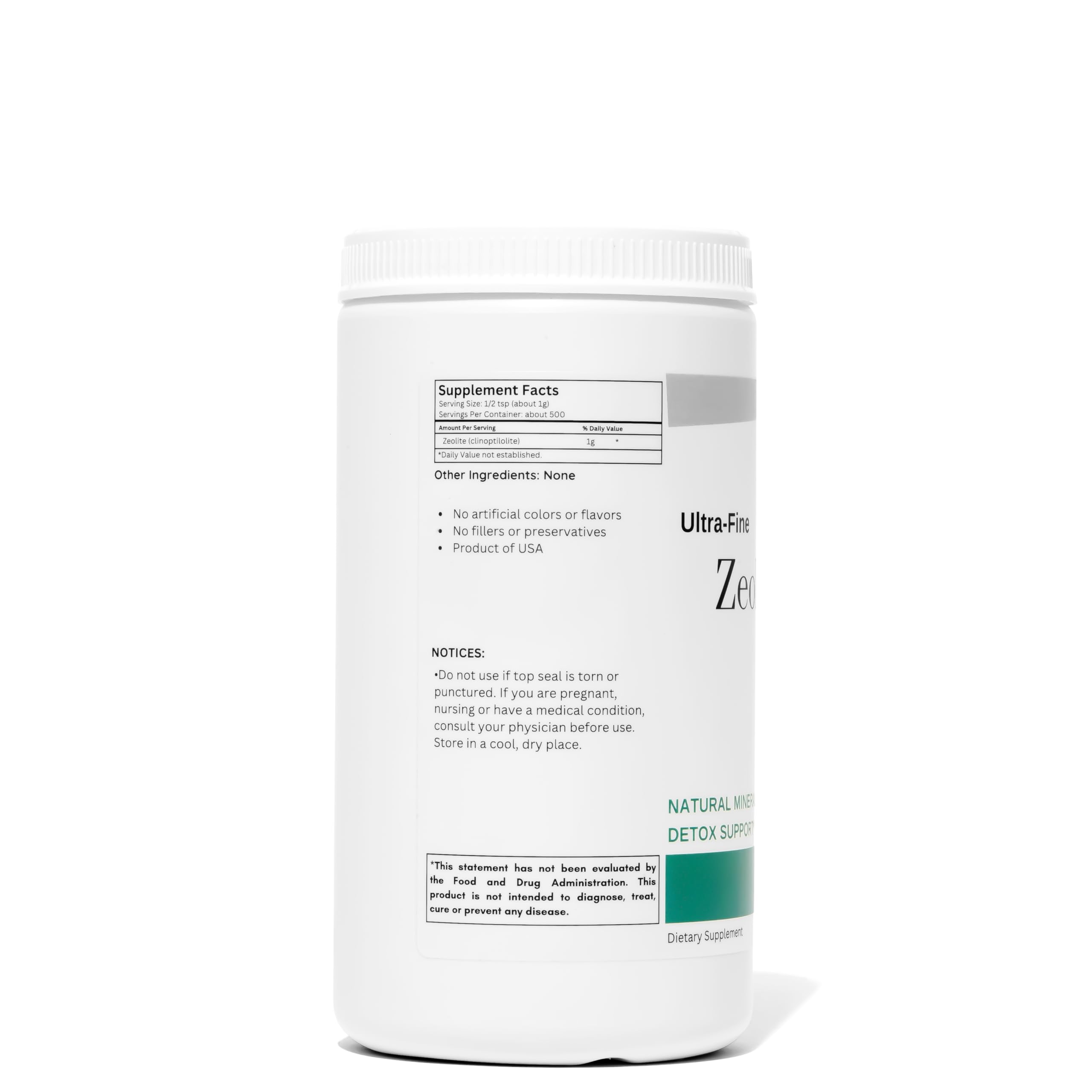 Organic Excellence Clinoptilolite Zeolite supplement lifestyle scene