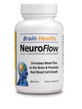 Organic Farms Vitamins Neuro Flow supplement front view with capsule bottle
