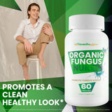 Organic Fungus Nuker Probiotic capsules in a hand