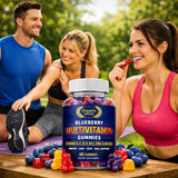 Organic Greek Multivitamins 227g on a wooden table