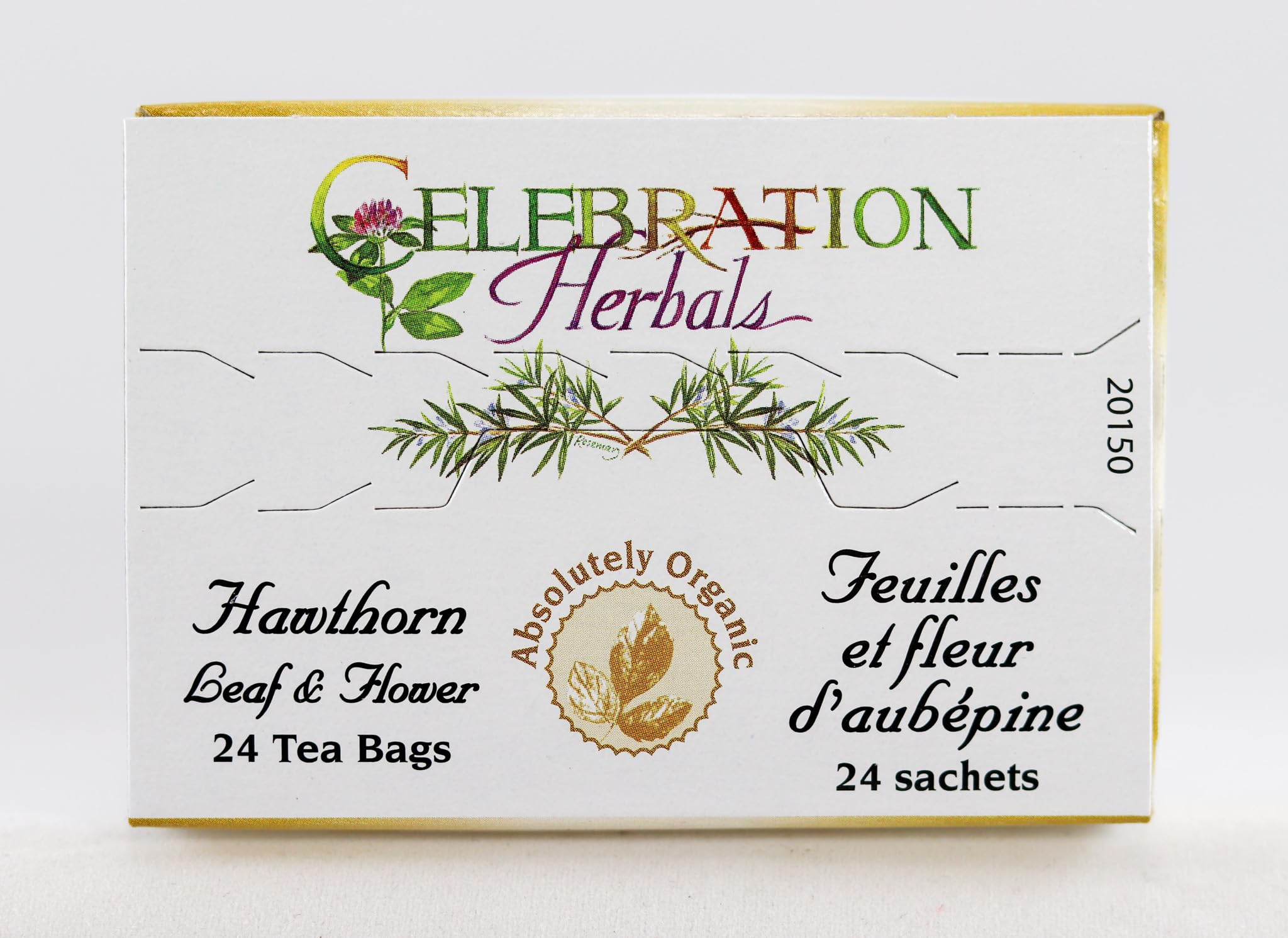 Organic Hawthorn Herb (Crataegus oxyacantha) ingredient listing
