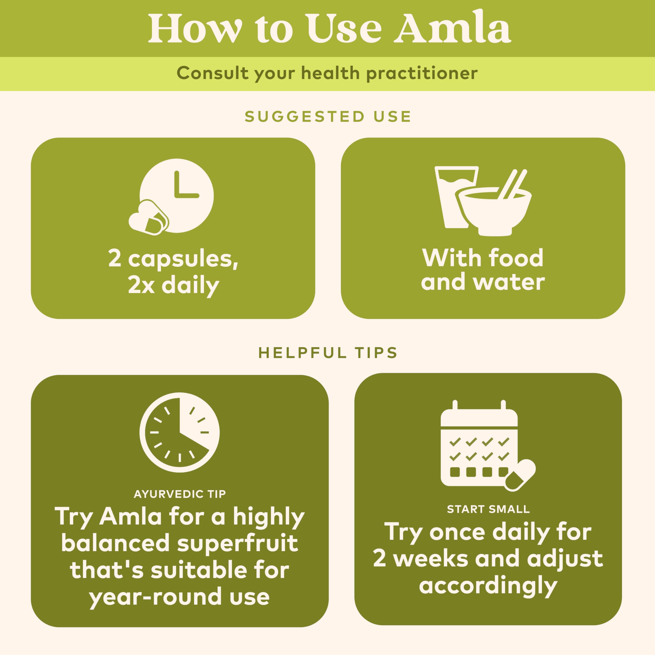ORGANIC INDIA Amalaki Capsules on a wooden surface