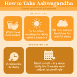 ORGANIC INDIA Ashwagandha Capsules with herbal background