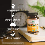 ORGANIC INDIA Ashwagandha Capsules with measuring spoon
