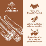 ORGANIC INDIA Ceylon Cinnamon 176g packaging