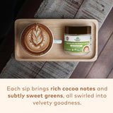 ORGANIC INDIA Chocolate Moringa Latte packaging