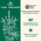 ORGANIC INDIA Holy Basil Tulsi Capsules side view