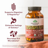 ORGANIC INDIA Psyllium Husk 590g packaging side view