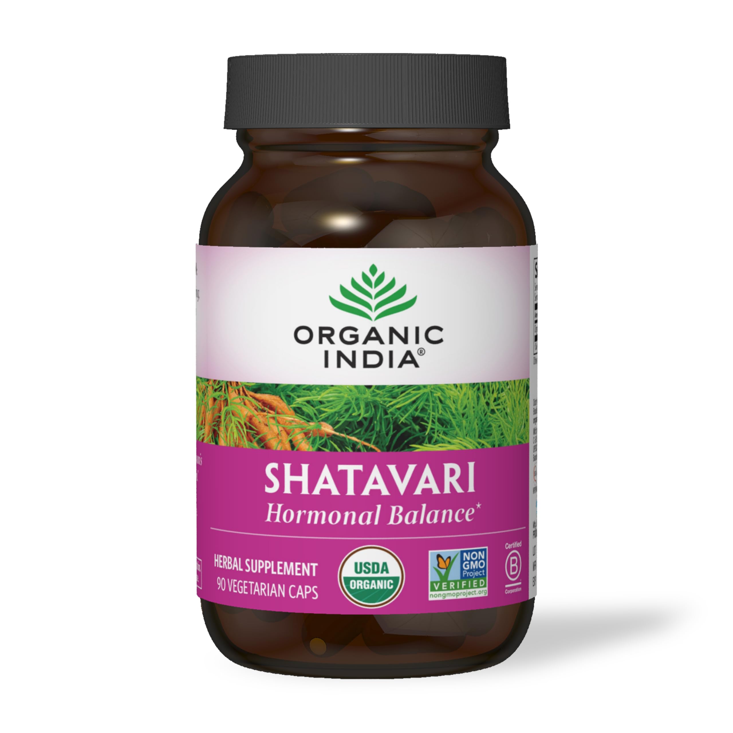 Organic India Shatavari 90 V-Capsules with herbs