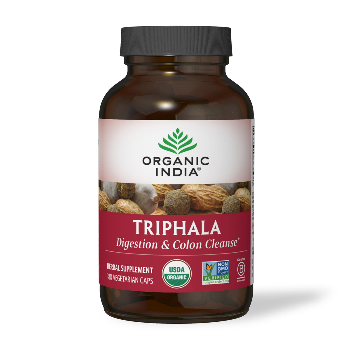 ORGANIC INDIA Triphala Herbal Supplement 295g front view