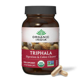ORGANIC INDIA Triphala Herbal Supplement 60 Capsules front view