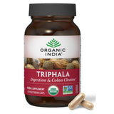 ORGANIC INDIA Triphala Herbal Supplement front view with packaging