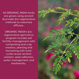 ORGANIC INDIA Triphala Powder packaging side view
