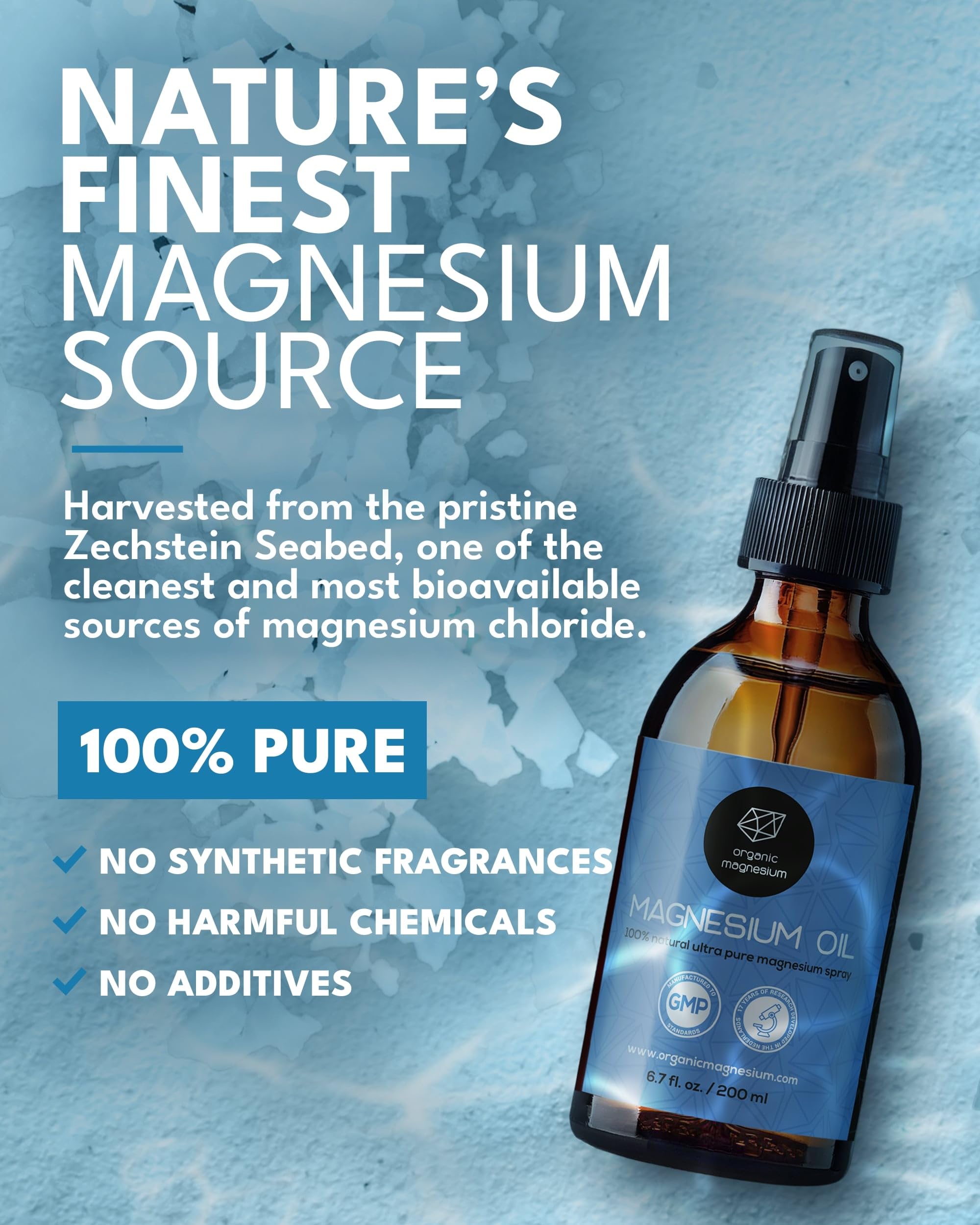 Organic Magnesium Oil Spray 431g packaging