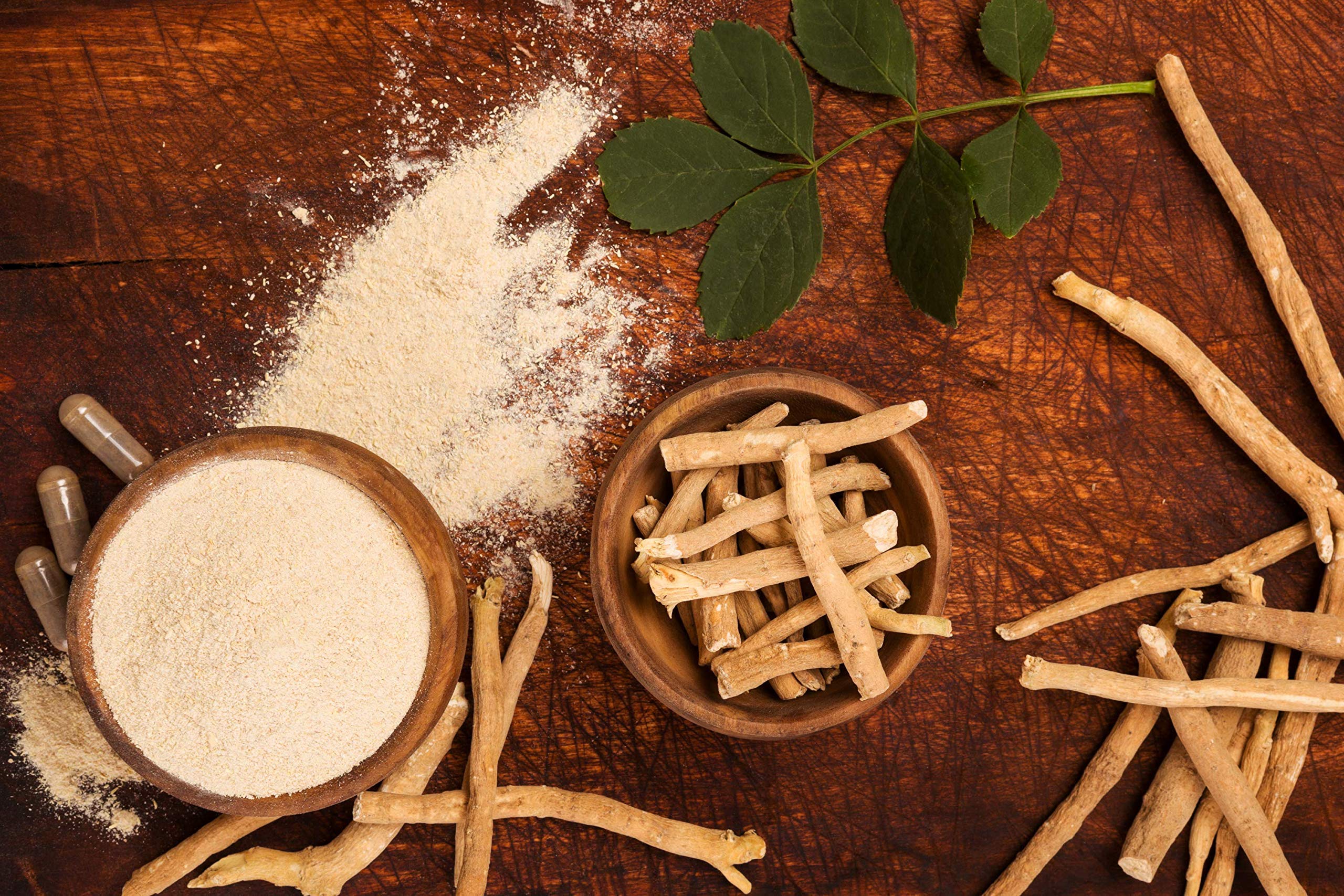 Organic Spice Resource Ashwagandha Powder with ingredients list