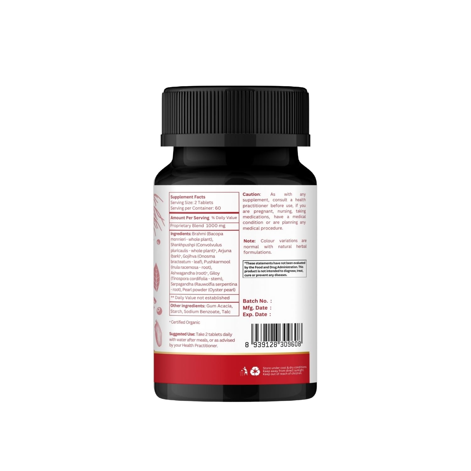 ORGANIC SPREE Mukta Vati Tablets with measuring spoon