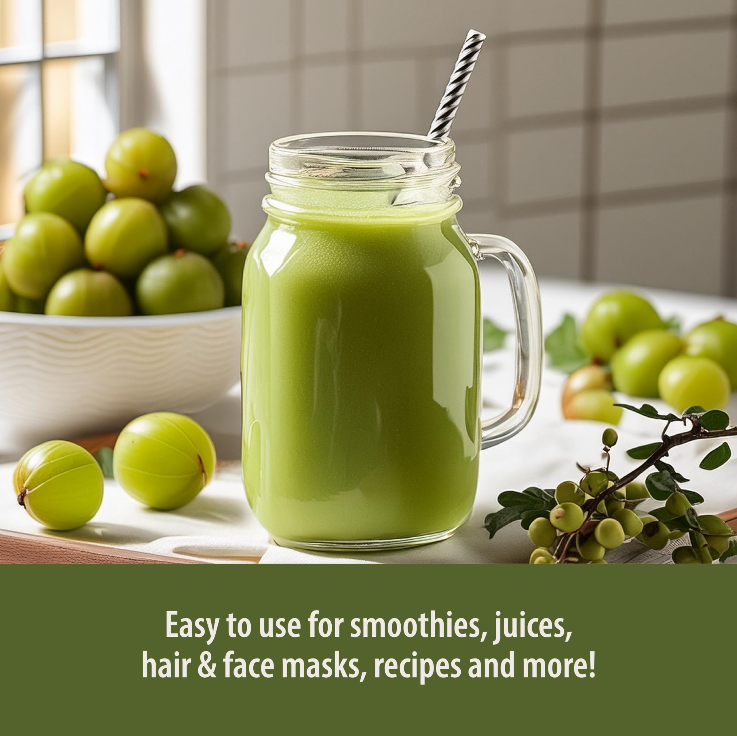 Organic Traditions Amla Berry Powder fine texture close-up