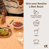 Organic Traditions Beetroot Powder mixed in smoothie