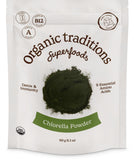 Organic Traditions Chlorella Powder front view packaging