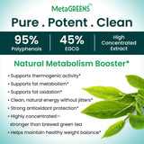 Organic Veda Green Tea 10-in-1 Supplement side view