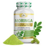 Organic Veda Moringa Capsules bottle front view