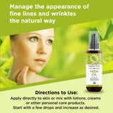 Organic Veda Neem Oil 161g close-up of the oil texture