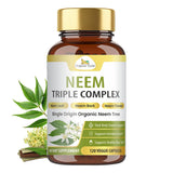 Organic Veda Neem Supplement 1100mg front view