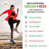 Organic Veda Superfood Capsules bottle with lid
