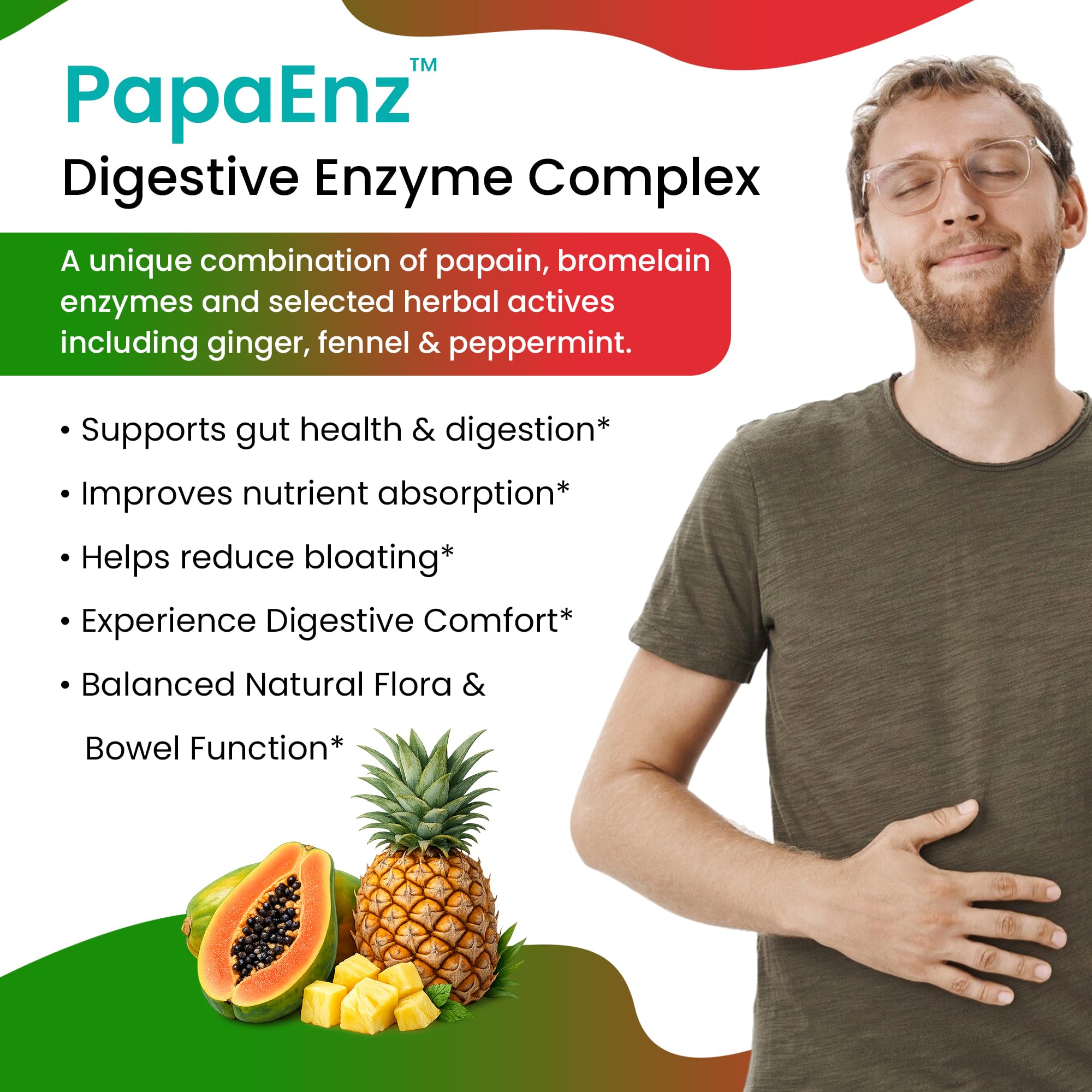Organic Veda Superfood Capsules in a hand