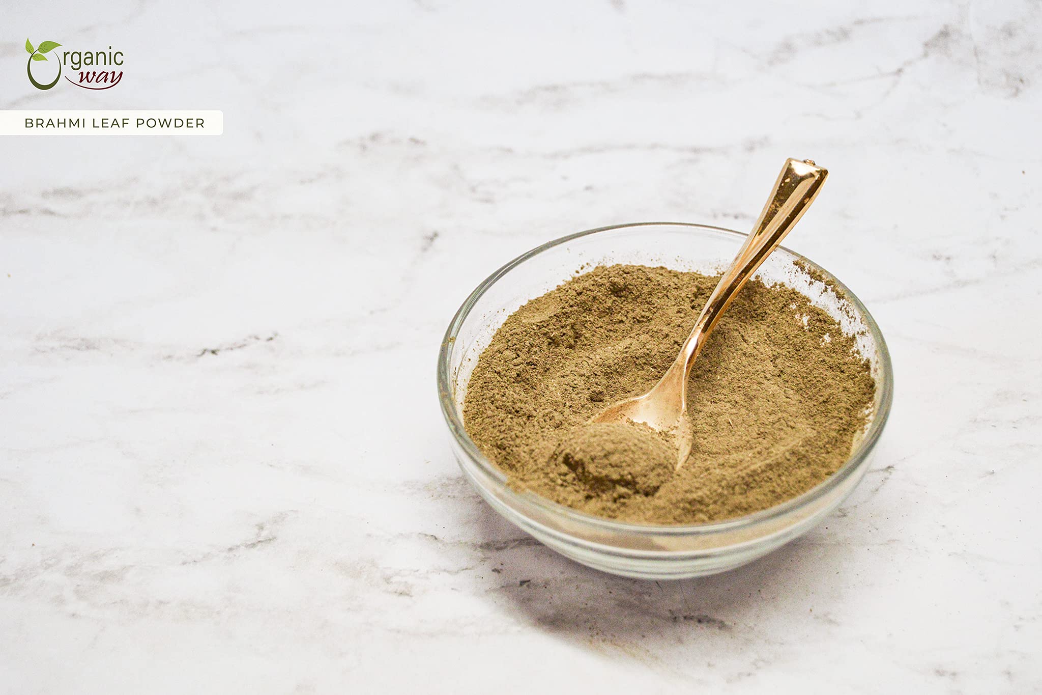 Organic Way Bacopa Monnieri Powder in a bowl